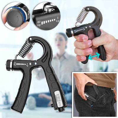 Flexor reglabil 5-60 kg cu contor | SQUEEZEFIT