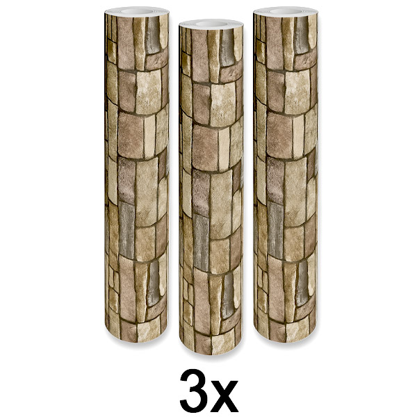 3x Tapet 3D Elegant – Transformare ușoară a pereților | WALLCORWRAP