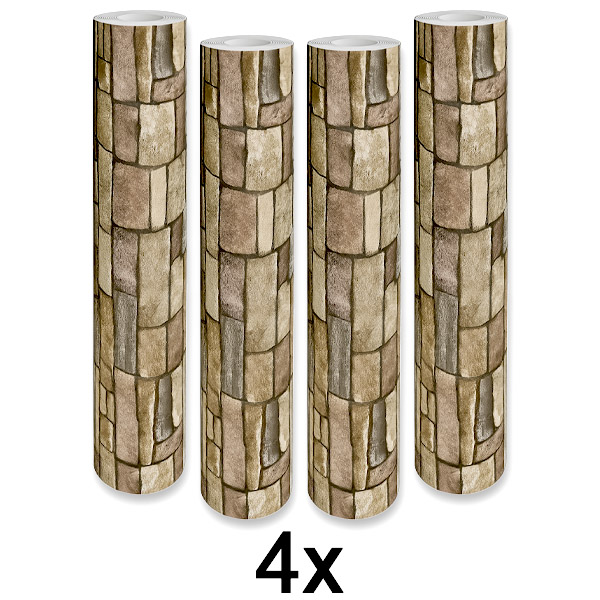 4x Tapet 3D Elegant – Transformare ușoară a pereților | WALLCORWRAP