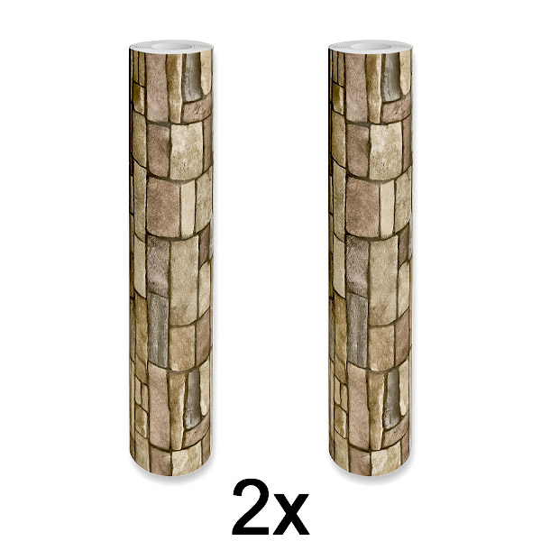 2x Tapet 3D Elegant – Transformare ușoară a pereților | WALLCORWRAP