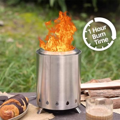 Focar de masă fără fum - flacără reală, fără fum, pentru interior și exterior | FIRENOVA
