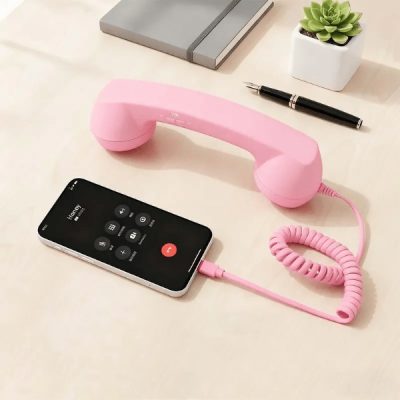 Receptor telefon retro - USB-C, fără împerechere, fără baterie | RETOTALK