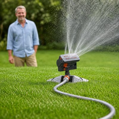Aspersor oscilant reglabil pentru gazon – acoperă până la 278 m² | WETSWEEP